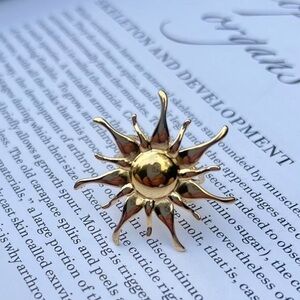 Vintage Gold Double Layered Open Ring